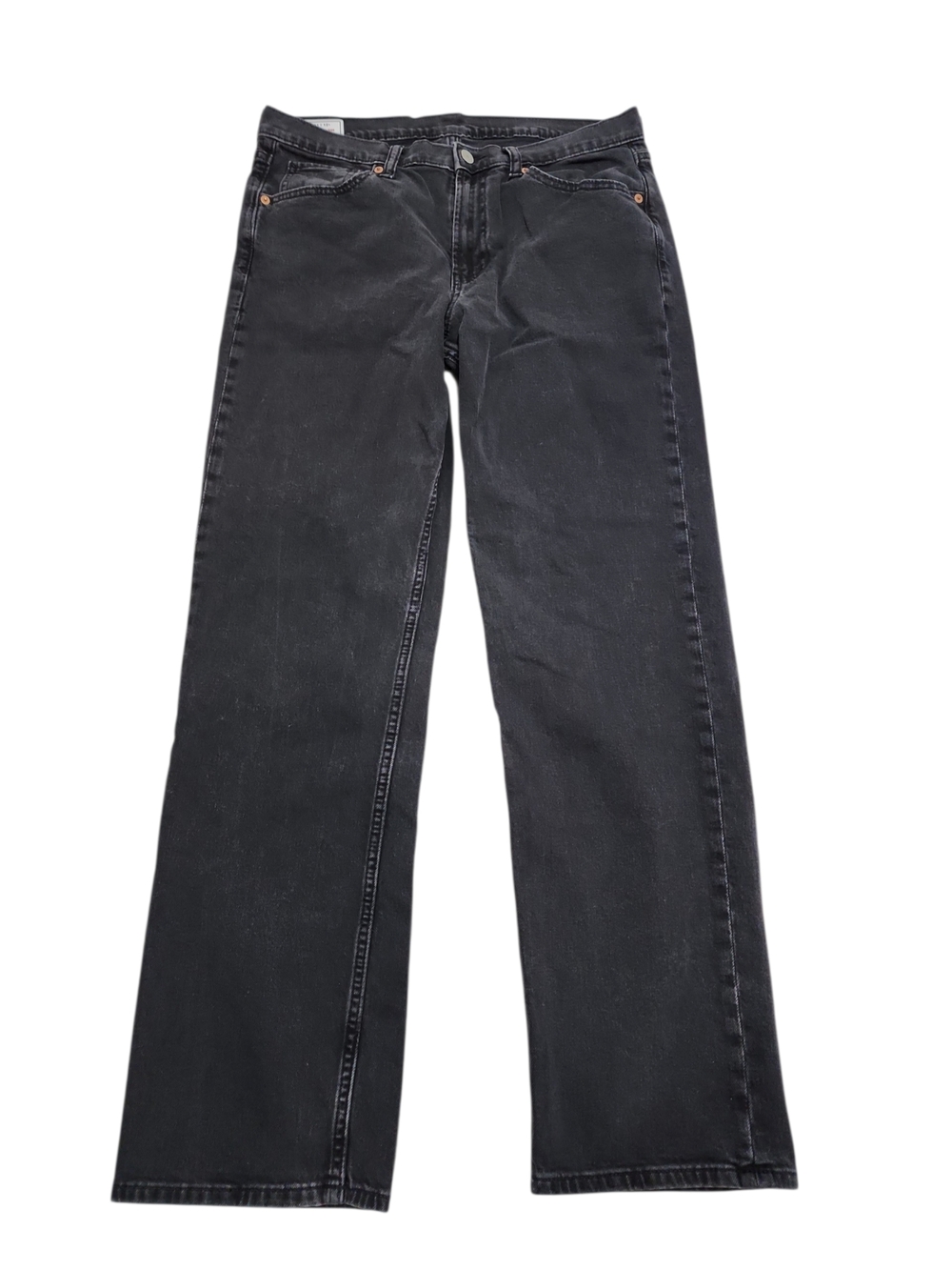 Gap Loose Mid Rise Washed Black 90s Grunge Sz 31 / 12L Retro Minimalist Capsule